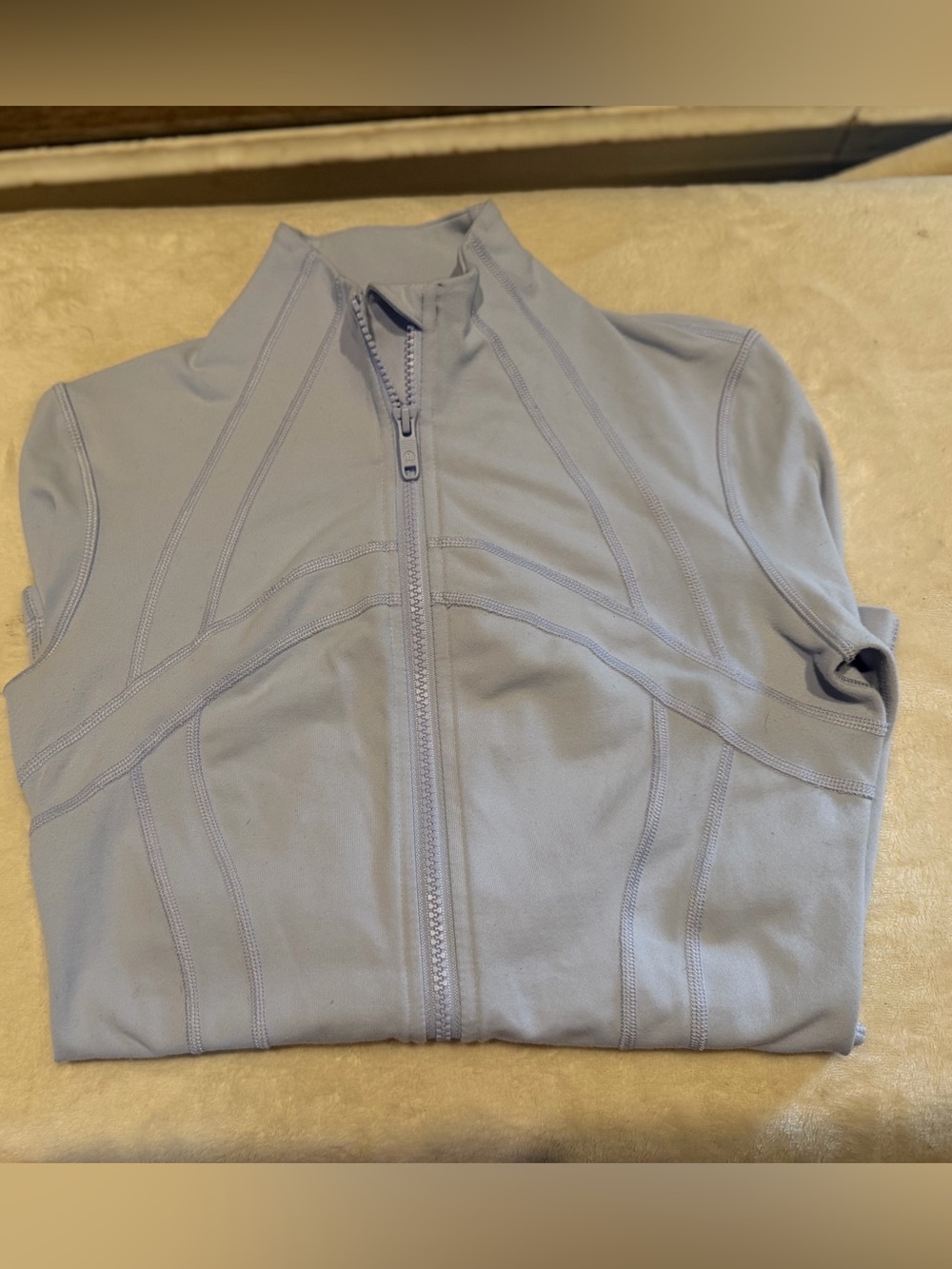 lululemon athletica Light Blue Define Zip Jacket size 4 - Picture 2 of 3